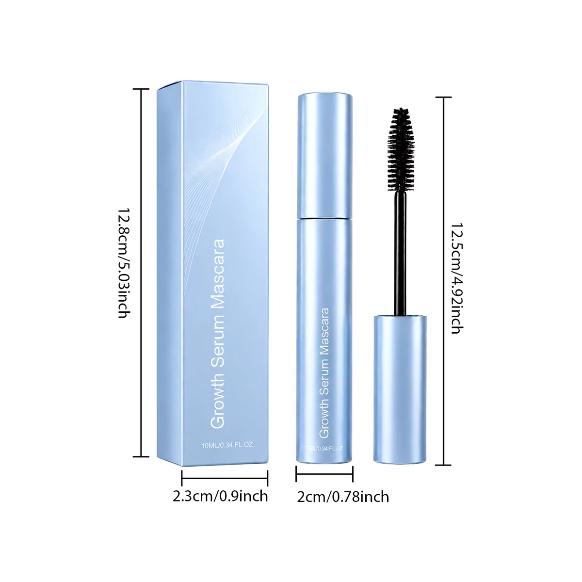 Vitamin E Waterproof Mascara Black/Brown Volume & Curling Eye Makeup