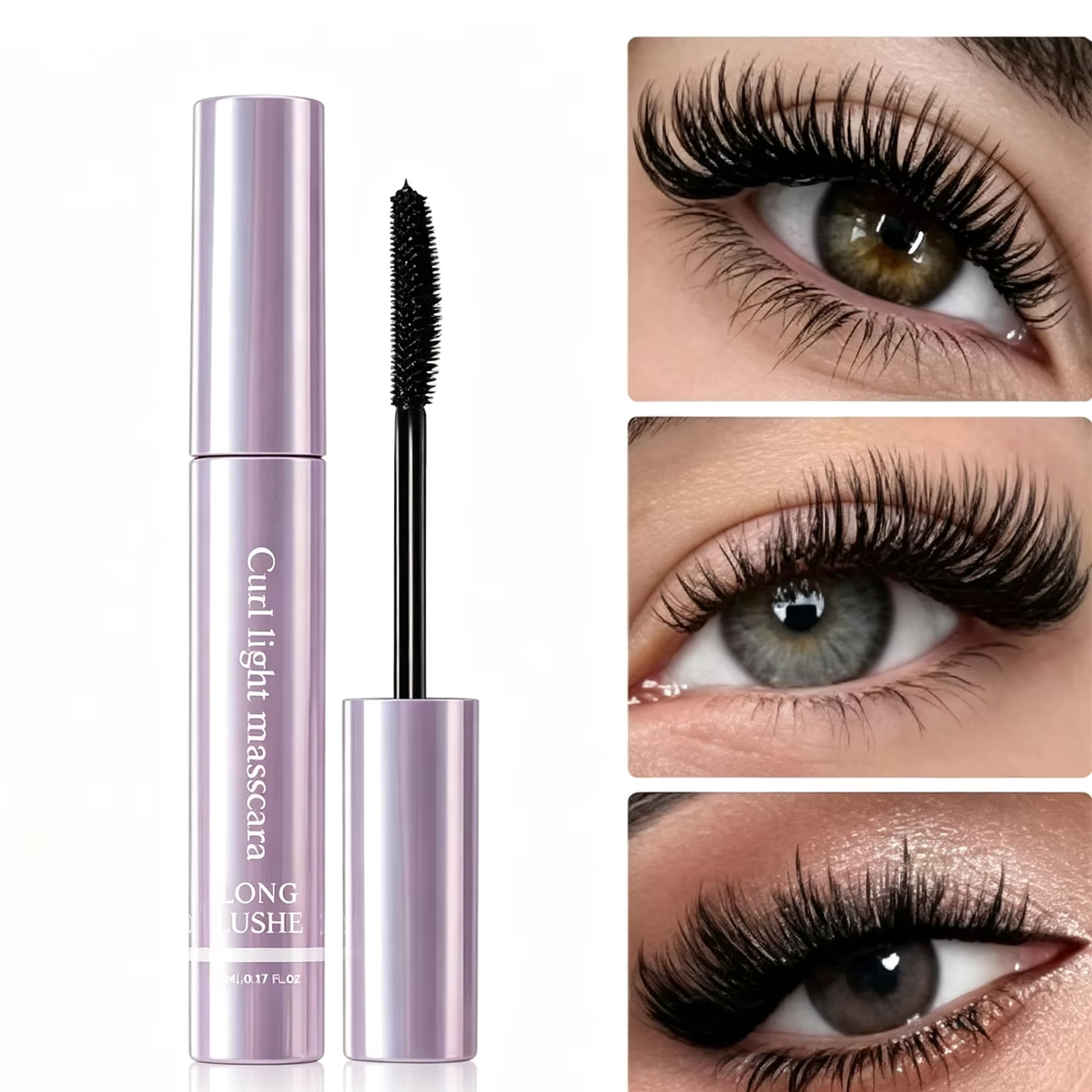 Long Lasting Waterproof Mascara, Black Volumizing, Separates Each Lash