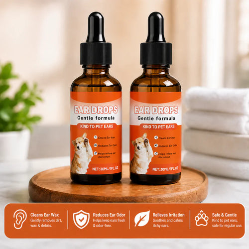 🎈50% OFF NOW ! ✨ Gentle Dog Ear Drops – Daily Cleaning &amp; Odor Control ✨