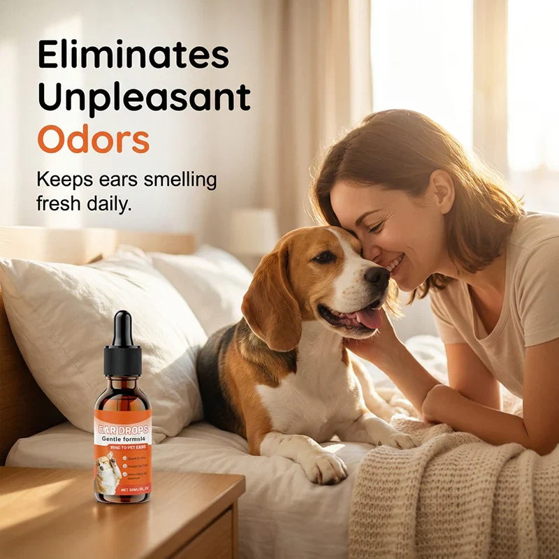 🎈50% OFF NOW ! ✨ Gentle Dog Ear Drops – Daily Cleaning &amp; Odor Control ✨