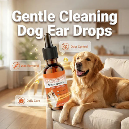 🎈50% OFF NOW ! ✨ Gentle Dog Ear Drops – Daily Cleaning &amp; Odor Control ✨